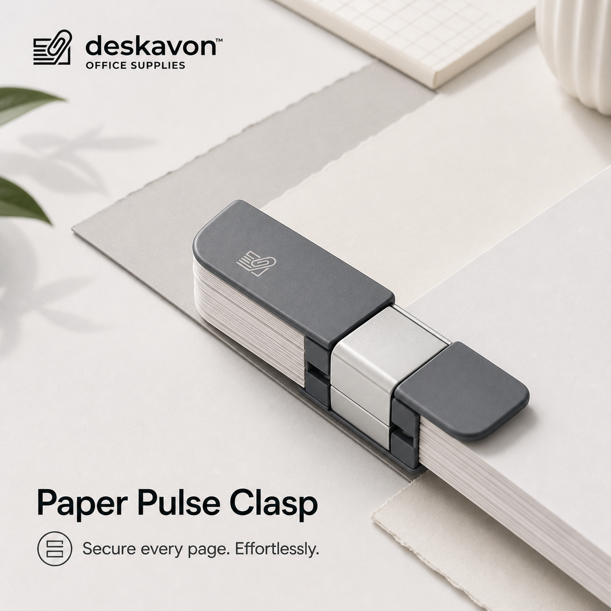 Deskavon™ Paper Pulse Clasp