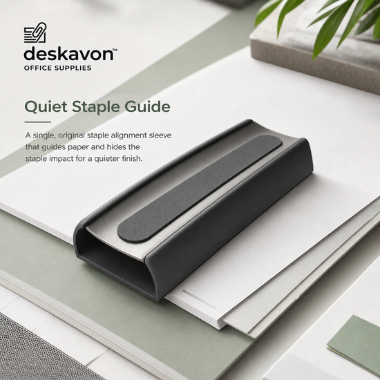 Deskavon™ Quiet Staple Guide